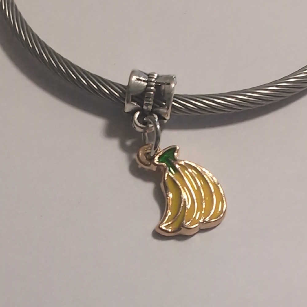 Banana‎ Charm for Pandora Style Bracelet